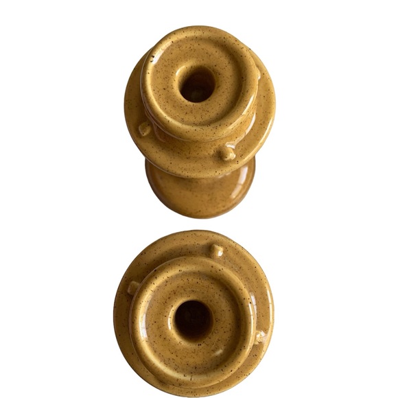 RARE VINTAGE PEDESTAL CLASSIC Royal Haeger Ceramic Pair Candlesticks - Picture 4 of 9